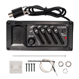 Max EQ-7545R 4 Band EQ Equalizer Piezo Pickup for Acoustic Guitar