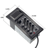 Max EQ-7545R 4 Band EQ Equalizer Piezo Pickup for Acoustic Guitar