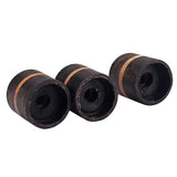 Maxbell 3 Pieces Rosewood Guitar Volume Tone Control Knobs Buttons