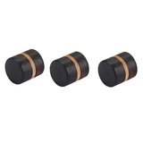 Maxbell 3 Pieces Rosewood Guitar Volume Tone Control Knobs Buttons