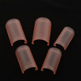 Maxbell 5 Pieces Dimo Protector Protective Cover for Bamboo Flute Parts Red