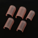 Maxbell 5 Pieces Dimo Protector Protective Cover for Bamboo Flute Parts Red