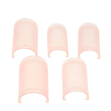 Maxbell 5 Pieces Dimo Protector Protective Cover for Bamboo Flute Parts Red