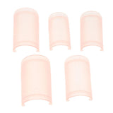 Maxbell 5 Pieces Dimo Protector Protective Cover for Bamboo Flute Parts Red