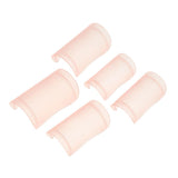 Maxbell 5 Pieces Dimo Protector Protective Cover for Bamboo Flute Parts Red