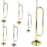 Maxbell 1 Piece Golden Students Youth Trumpet Horn Bugle Brass Instrument