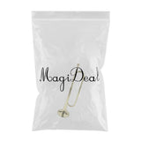 Maxbell 1 Piece Golden Students Youth Trumpet Horn Bugle Brass Instrument