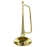 Maxbell 1 Piece Golden Students Youth Trumpet Horn Bugle Brass Instrument