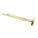 Maxbell 1 Piece Golden Students Youth Trumpet Horn Bugle Brass Instrument
