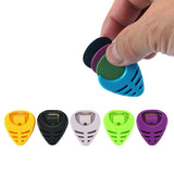 Maxbell 6 Pieces Guitar Pick Plectrum Holder Case Box Color Random