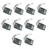 Maxbell 10 Pieces 5 Bands EQ Equalizer Preamp Piezo Pickup Guitar Equalizer Pickup