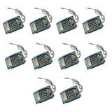 Maxbell 10 Pieces 5 Bands EQ Equalizer Preamp Piezo Pickup Guitar Equalizer Pickup