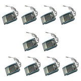 Maxbell 10 Pieces 5 Bands EQ Equalizer Preamp Piezo Pickup Guitar Equalizer Pickup
