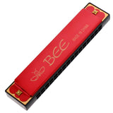 Max 16 Holes C Key Tremolo Harmonica Mouth Organ Musical Instrument Gift Red