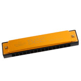 Max 16 Holes C Key Tremolo Harmonica Mouth Organ Musical Instrument Gift Golden