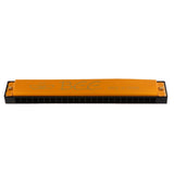 Maxbell 24 Holes C Key Tremolo Harmonica Mouth Organ Musical Instrument Gift Golden