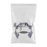Maxbell 1 Piece Rattle Tambourine Handbell Shaker Bell Musical Percussion Blue