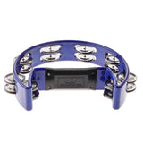 Maxbell 1 Piece Rattle Tambourine Handbell Shaker Bell Musical Percussion Blue