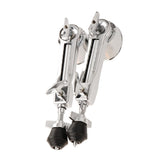 Maxbell 1 Pair Bass Drum Spurs Legs for Drum Set Kit Precussion Parts