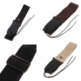 Max Adjustable Guitar Shoulder Strap for Bass Electric Acoustic Guitars Coffee
