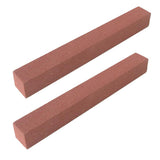 Max 2 Pieces Grind Stone Sanding Polishing Beam for Guitar Bass Red