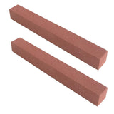 Max 2 Pieces Grind Stone Sanding Polishing Beam for Guitar Bass Red