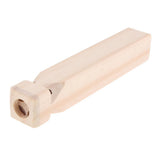 Max 1Pc Traditional Hand Carved Wooden Train Whistle Musical Instrument for Kids