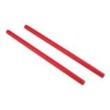 Max 1 Pair Red Screw-Thread Wood Sticks Mallets Drumsticks Percussion Parts