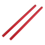 Max 1 Pair Red Screw-Thread Wood Sticks Mallets Drumsticks Percussion Parts