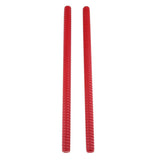 Max 1 Pair Red Screw-Thread Wood Sticks Mallets Drumsticks Percussion Parts