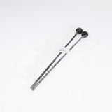 Maxbell 1 Pair Tongue Drum Sticks Mallets Beaters Black_Plastic