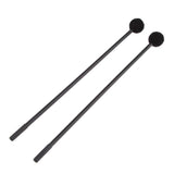 Maxbell 1 Pair Tongue Drum Sticks Mallets Beaters Black_Plastic