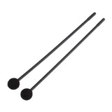 Maxbell 1 Pair Tongue Drum Sticks Mallets Beaters Black_Plastic