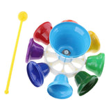 Max Maxb 8 Note Diatonic Metal Bells for Music Kids Toy Chorus Wedding Family Party