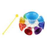 Max Maxb 8 Note Diatonic Metal Bells for Music Kids Toy Chorus Wedding Family Party