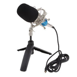 Max Maxb USB Table Studio Condenser Microphone with Tripod Stand Filter Shield Gold