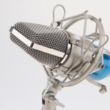 Max Maxb USB Table Studio Condenser Microphone with Tripod Stand Filter Shield Gold