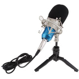 Max Maxb USB Table Studio Condenser Microphone with Tripod Stand Filter Shield Gold