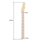 Maxbell Maple Electric Guitar Neck 22 Fret Fingerboard Fretboard