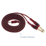Max Maxb Audio Cable 3.5mm Stereo Plug to Double 6.35mm Plug Computer Mixer Cable