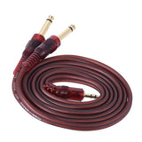 Max Maxb Audio Cable 3.5mm Stereo Plug to Double 6.35mm Plug Computer Mixer Cable
