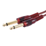 Max Maxb Audio Cable 3.5mm Stereo Plug to Double 6.35mm Plug Computer Mixer Cable