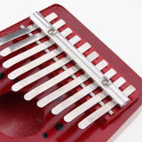 Max Maxb 10 Key Kalimba Finger Thumb Piano Mbira Musical Percussion Red