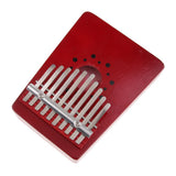 Max Maxb 10 Key Kalimba Finger Thumb Piano Mbira Musical Percussion Red