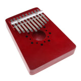 Max Maxb 10 Key Kalimba Finger Thumb Piano Mbira Musical Percussion Red