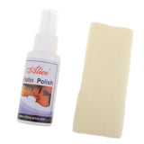 Maxbell Violin Polish and Cleaning Cloth Set for Wooden Musical Instrument Violin