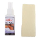 Maxbell Violin Polish and Cleaning Cloth Set for Wooden Musical Instrument Violin