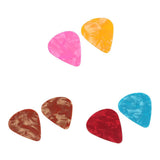 Maxbell 2 Pieces Plastic Guitar Pick Plectrum for Acoustic Electric Guitar 0.46mm