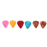 Maxbell 2 Pieces Plastic Guitar Pick Plectrum for Acoustic Electric Guitar 0.46mm