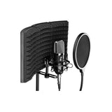 Max Microphone Isolation Shield Studio Mic Sound Absorbing Foam Reflector
